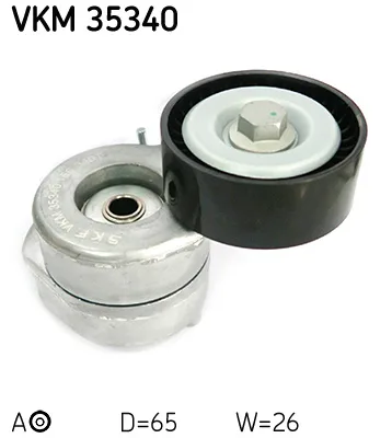 Обтящна ролка, пистов ремък SKF